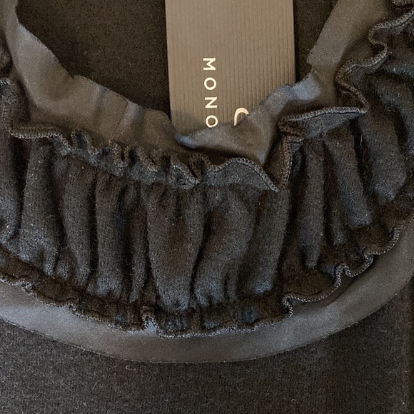 Banana Republic Monogram black wool racerback dress size 16 - Picture 6 of 13